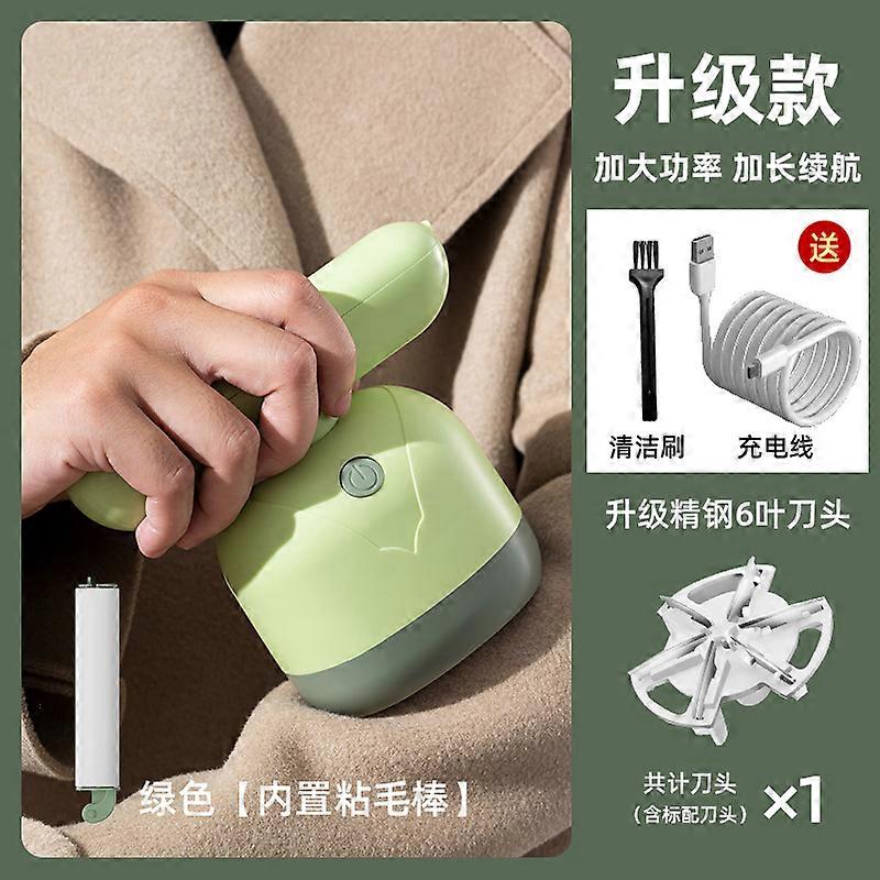 2In1 Electric Fabric Shaver Lint Remover Clothes Fuzz Pellet Trimmer Sweater Lint Remover with Lint Roller for Household Bedding