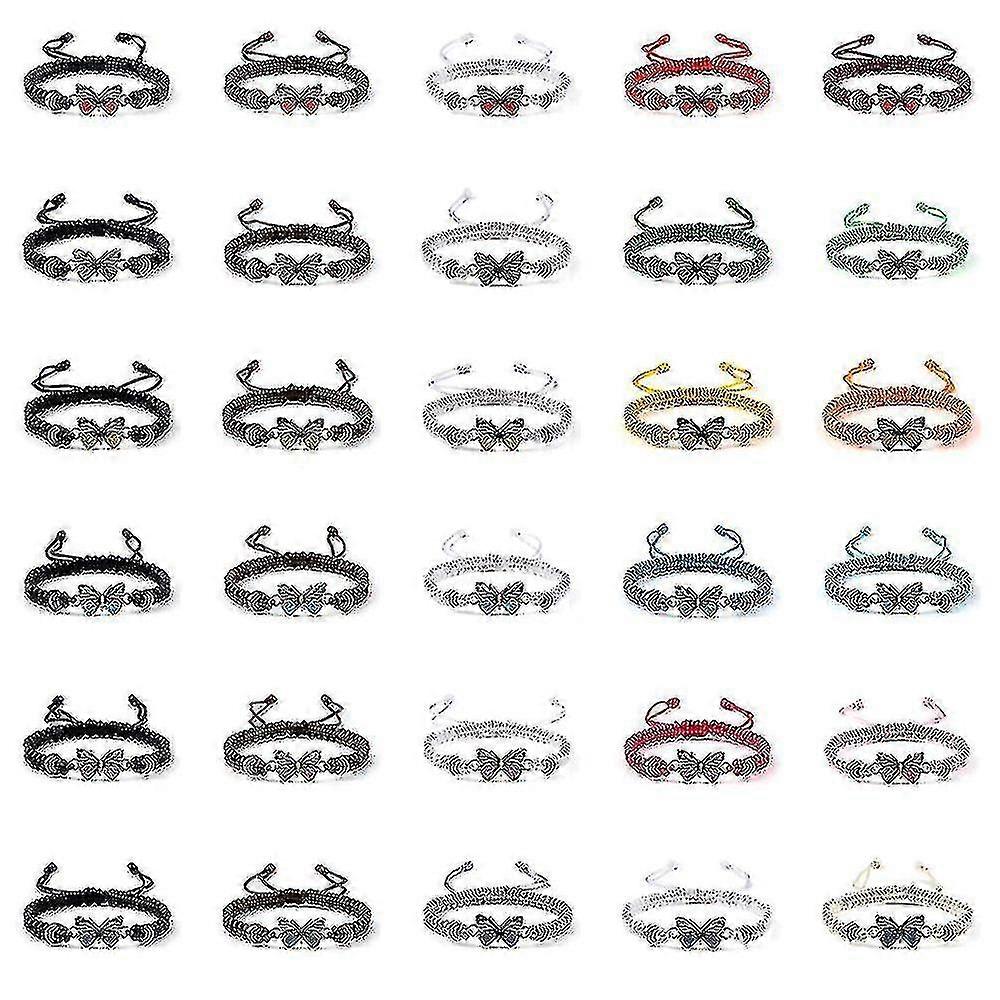 Brățări împletite manual Butterfly Brățări și brățări reglabile Charm