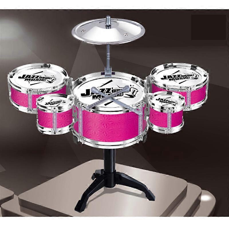 Kids Jazz Drum Set Toy with Realistic Sounds and Durable Design