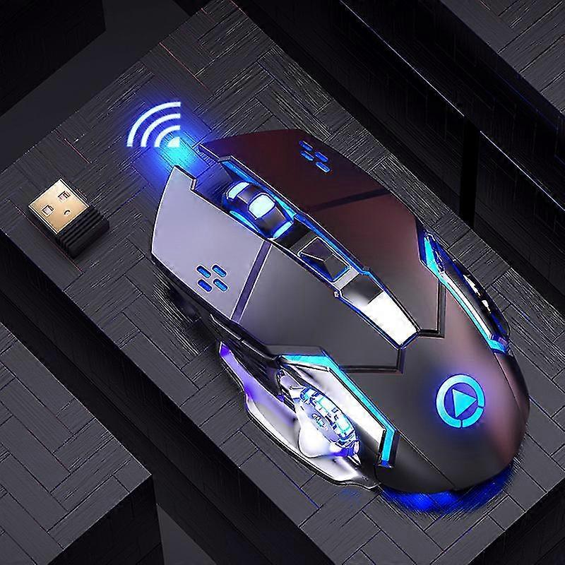Wireless Gaming Mouse Rgb Backlit, Rechargeable, 6 Programmable Buttons