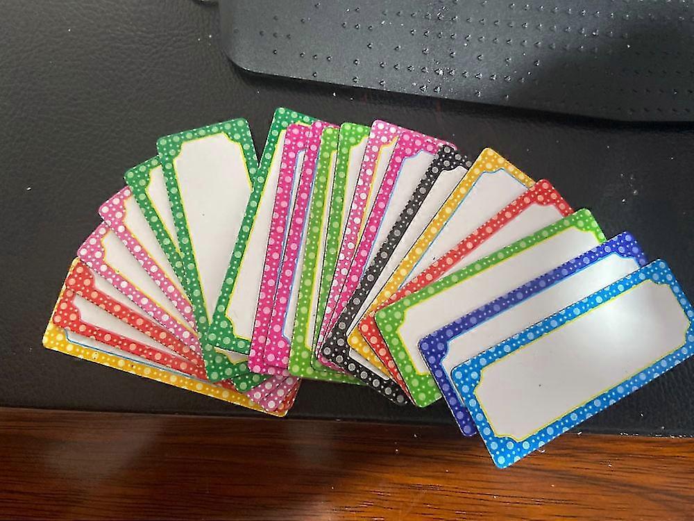 50pcs Magnetic Dry Erase Labels Name Plates Fridge Magnetic Message Reminder