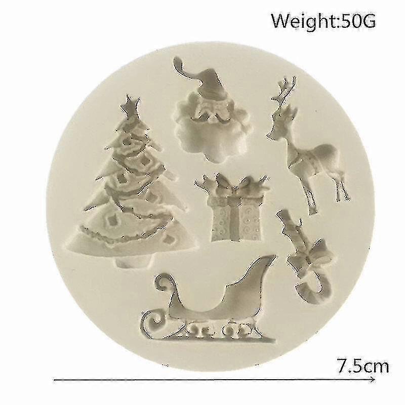 new Christmas Sleigh Styling Plaster Mold  1pc