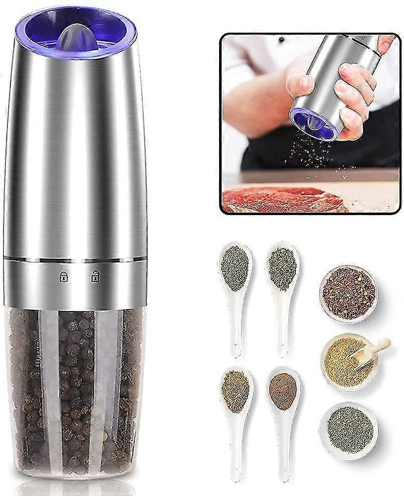 Electric Gravity Pepper Grinder Or Salt Mill With Adjustable