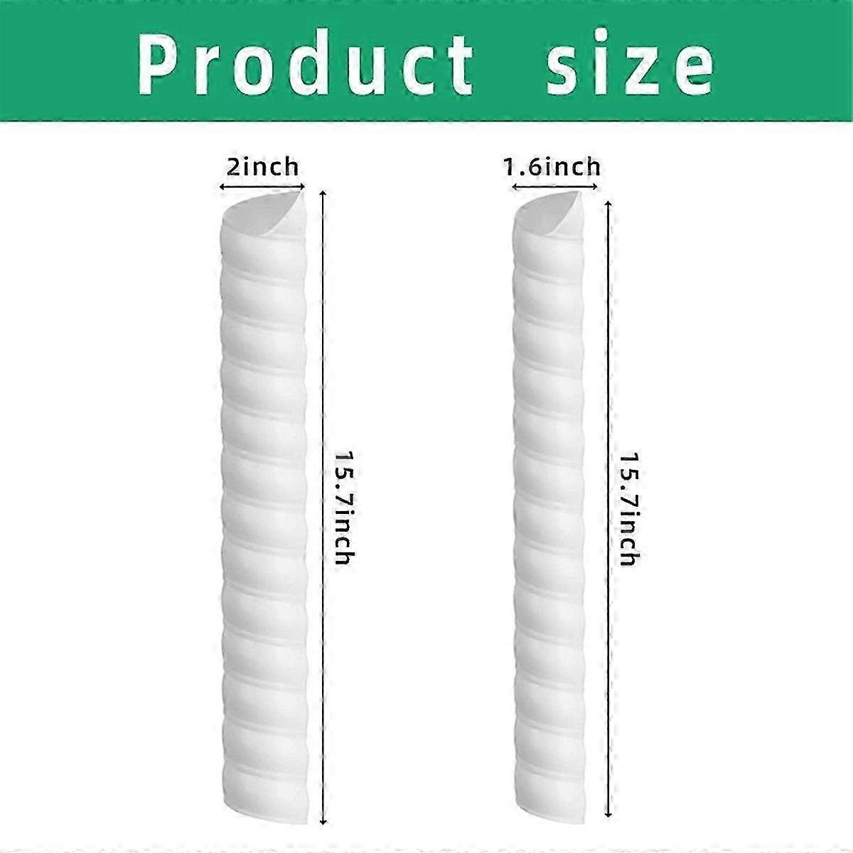 8pcs Tree Protectors 2 Size Plastic Spiral Tree Guard Tree Trunk Protector Wrap Tree Bark Protector Tube Tree Wraps