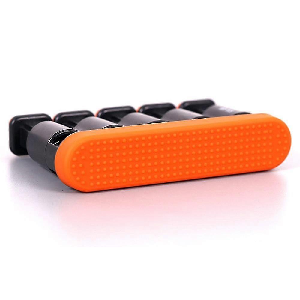 hand grip finger trainer strengthener adjustable power training(orange)