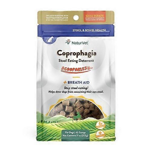 NaturVet Scoopables 狗用食粪便威慑剂,每片 1 粒/11 盎司