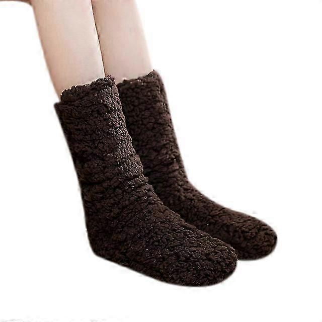 Women Fuzzy Thicken Slipper Socks Sleeping Socks