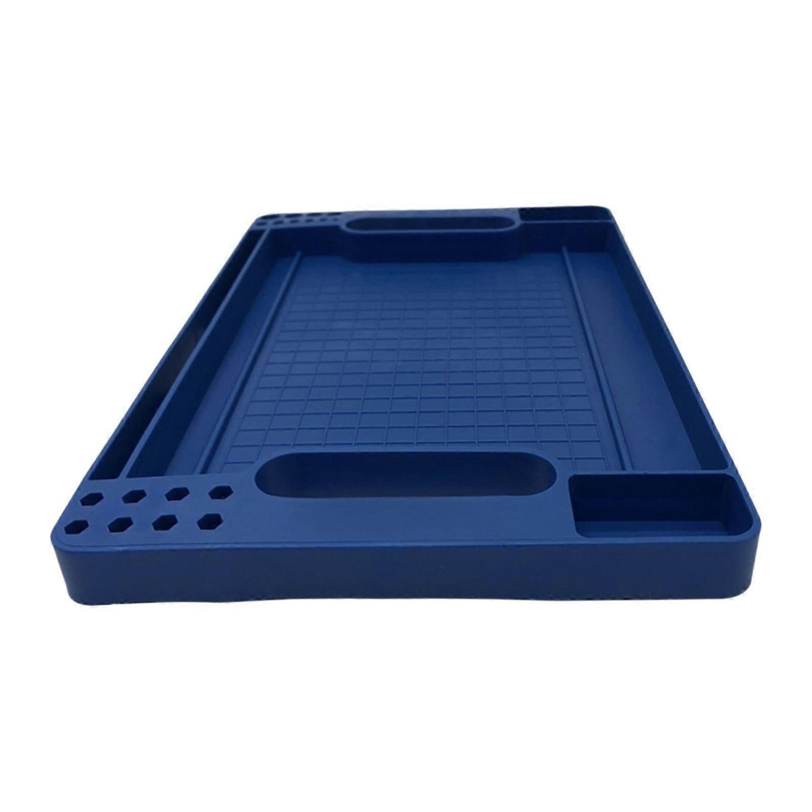 Flexible Tool Tray Grip Mats with Handle Tool Mat for Welding Crafts Workshop