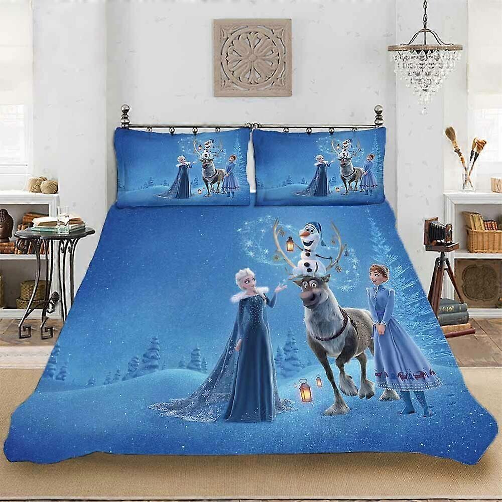 v986 Lençóis Capa Branco Neve Edredão Colcha Capas Fronha Conjuntos de CamaConjunto de Cama de 3 Peças (1 Capa de Edredom + 2 Fronhas) y986