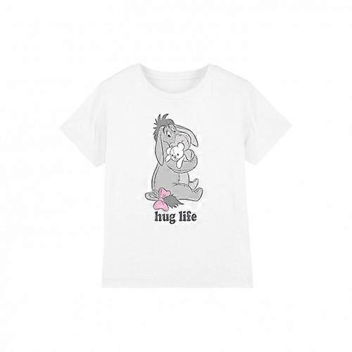 くまのプーさん 子供/キッズ ハグ ライフ イーヨー バレンタインデー Tシャツ