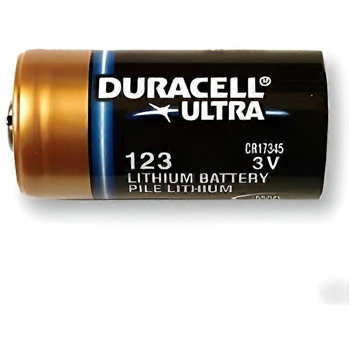 Pack of 3 CR 123 Lithium 3V Duracell Ultra batteries