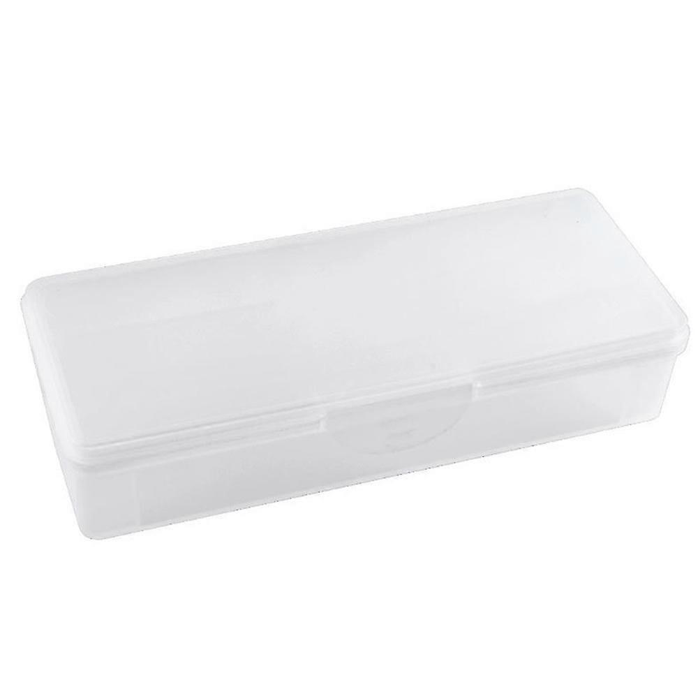 Frosted Double Layer Personal Storage Box - Professional Nail Pens Nail Brush Tools Storage Container