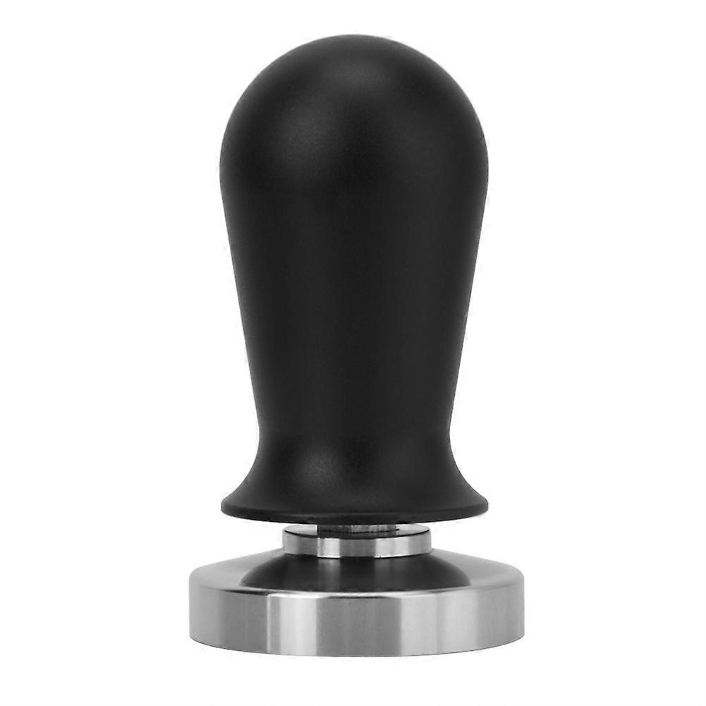 Pressa per caffè a base piatta in acciaio inossidabile di colore nero (54 mm) (base piatta)