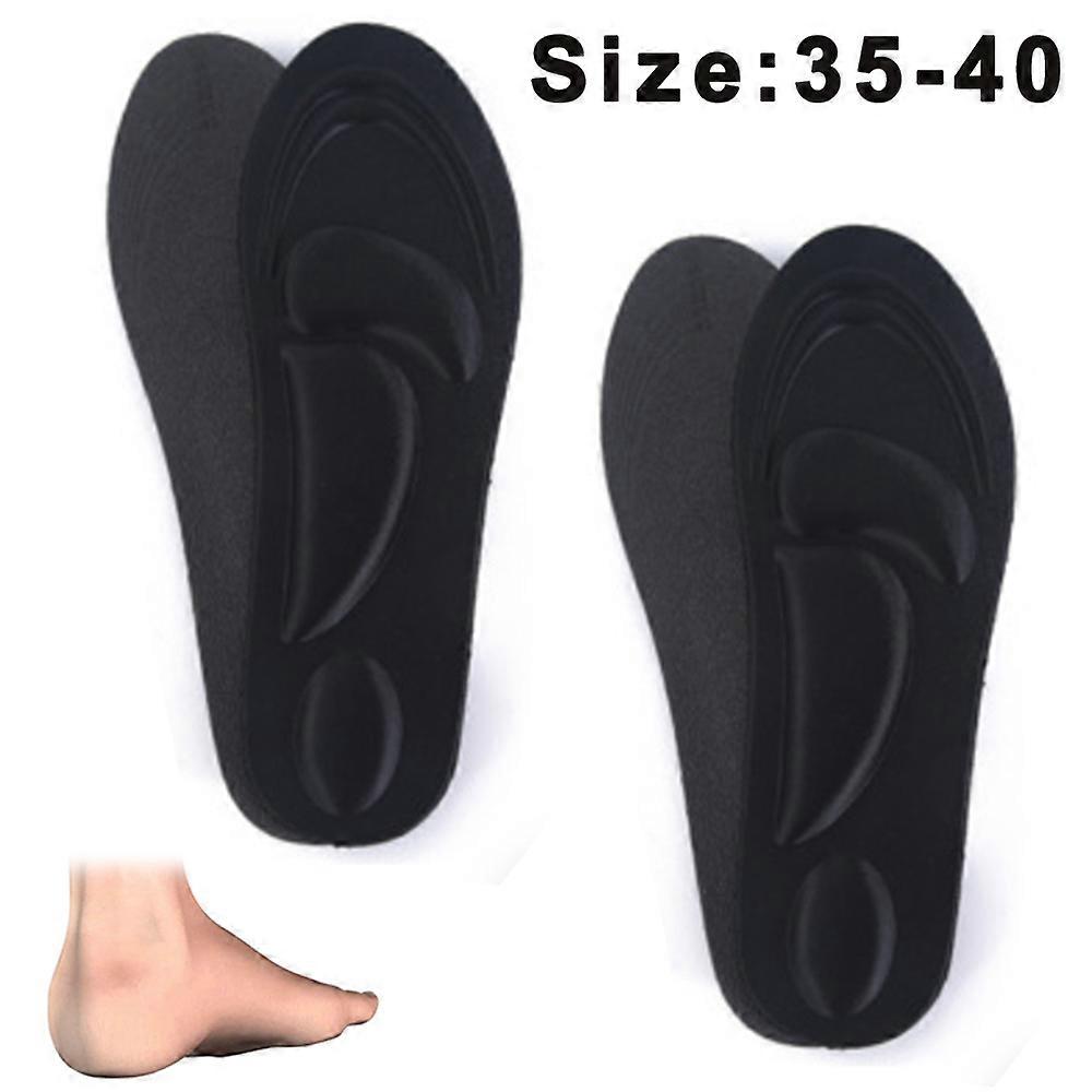 Memory foam insoles, cushioned support, heel spur relief