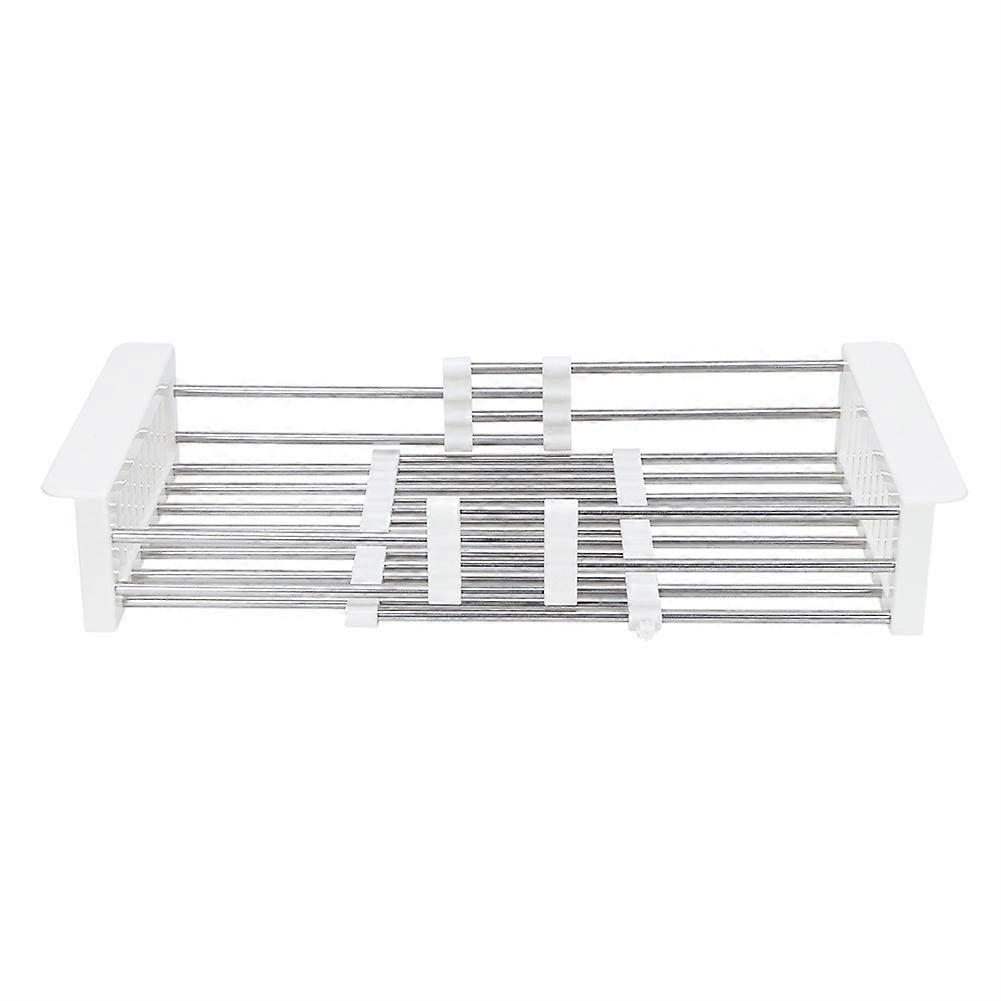 Retractable Kitchen Dish Drainer Draining Rack Storage Shelf Organizer for Home Use
