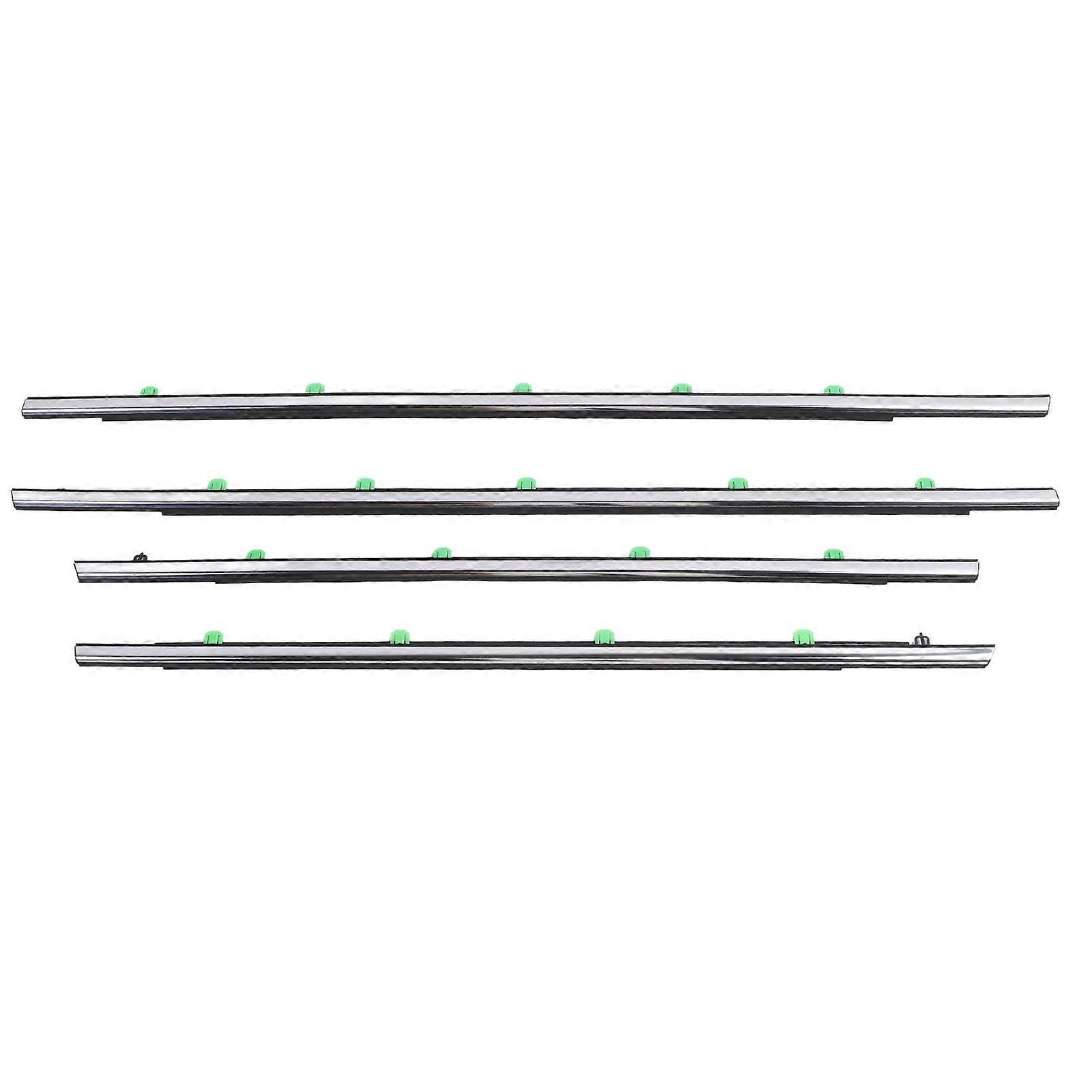 4PCS Car Door Window Weatherstrip 72410 T0G A01 Window Sealing Strip Moulding Trim for CRV CRV 20112016 MK3843