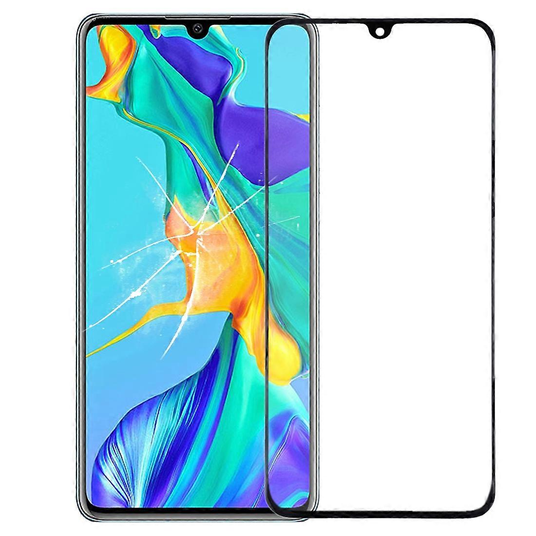 For Huawei P30 Front Screen Outer Glass Lens with OCA Optically Clear Adhesive
