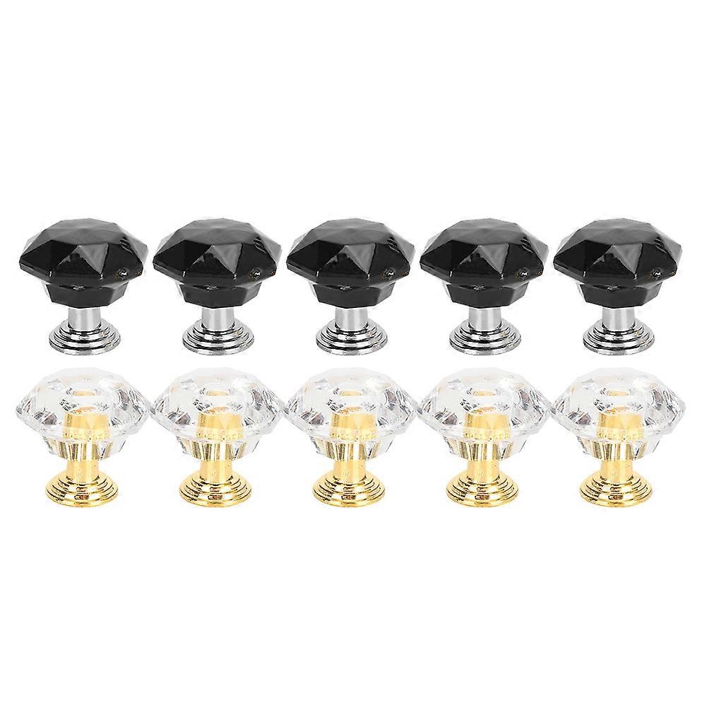 Diamond Shape Cabinet Door Knobs Cupboard Wardrobe Drawer Pulls Handles