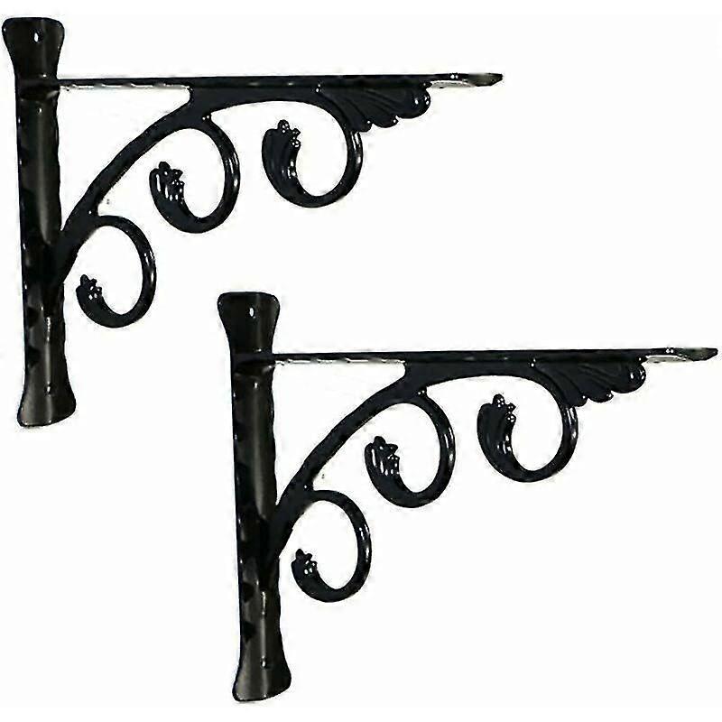 Wrought Iron Shelf Bracket Support Wall Brackets,floating Hardware Bracket,for Living Room, Bedroom,
