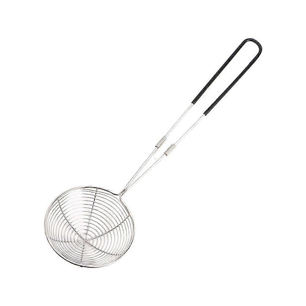 Stainless Steel Spider Strainer Ladle 12 Inch Long Handle for Cooking and Frying, Kitchen Utensil Tool