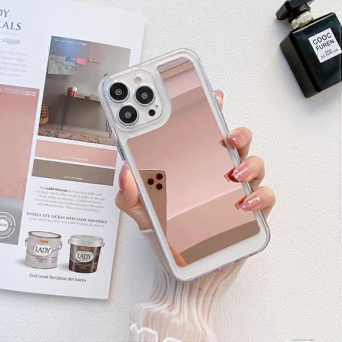 For iPhone 13 Pro Max Mirror TPU Phone Case