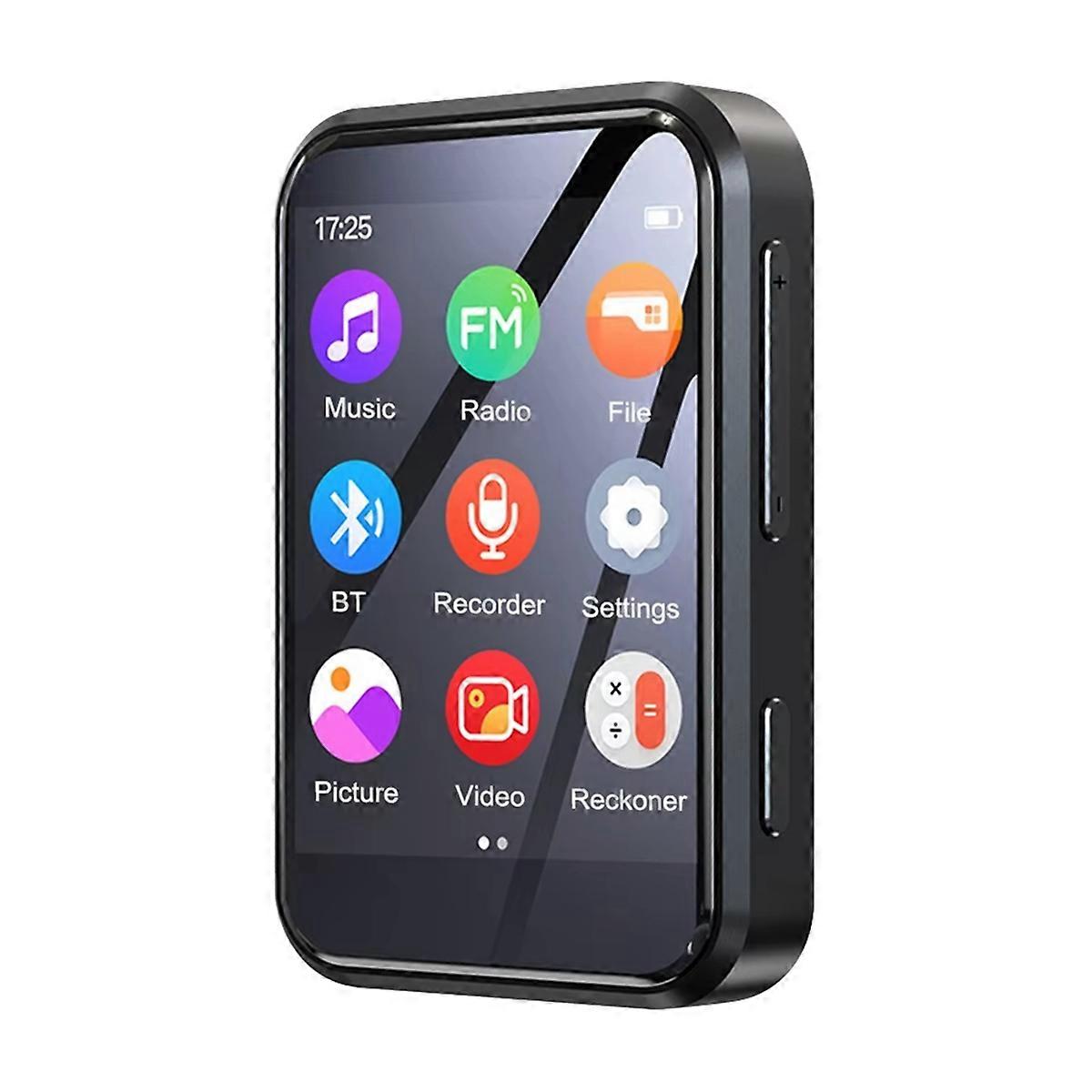 Portable MP3 Player Bluetooth 5.4 HiFi Music Player MP3 Touch Screen Speaker Recorder Camera Video Playback