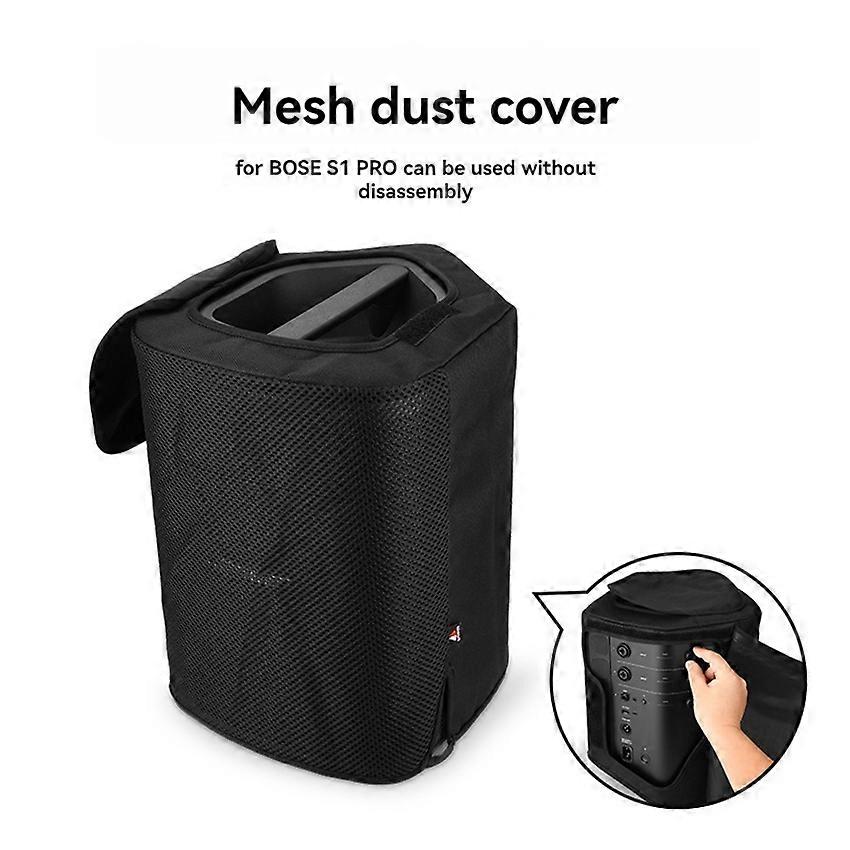 Speaker Case Outdoor Audio Multifunctional Mesh Dust Cover for Bose S1 Pro+