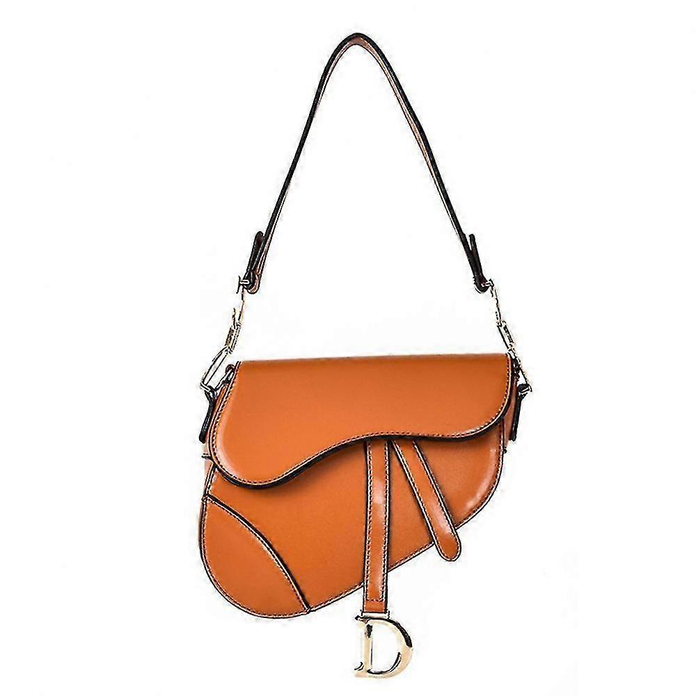 Women Saddle Shoulder Bag Orange