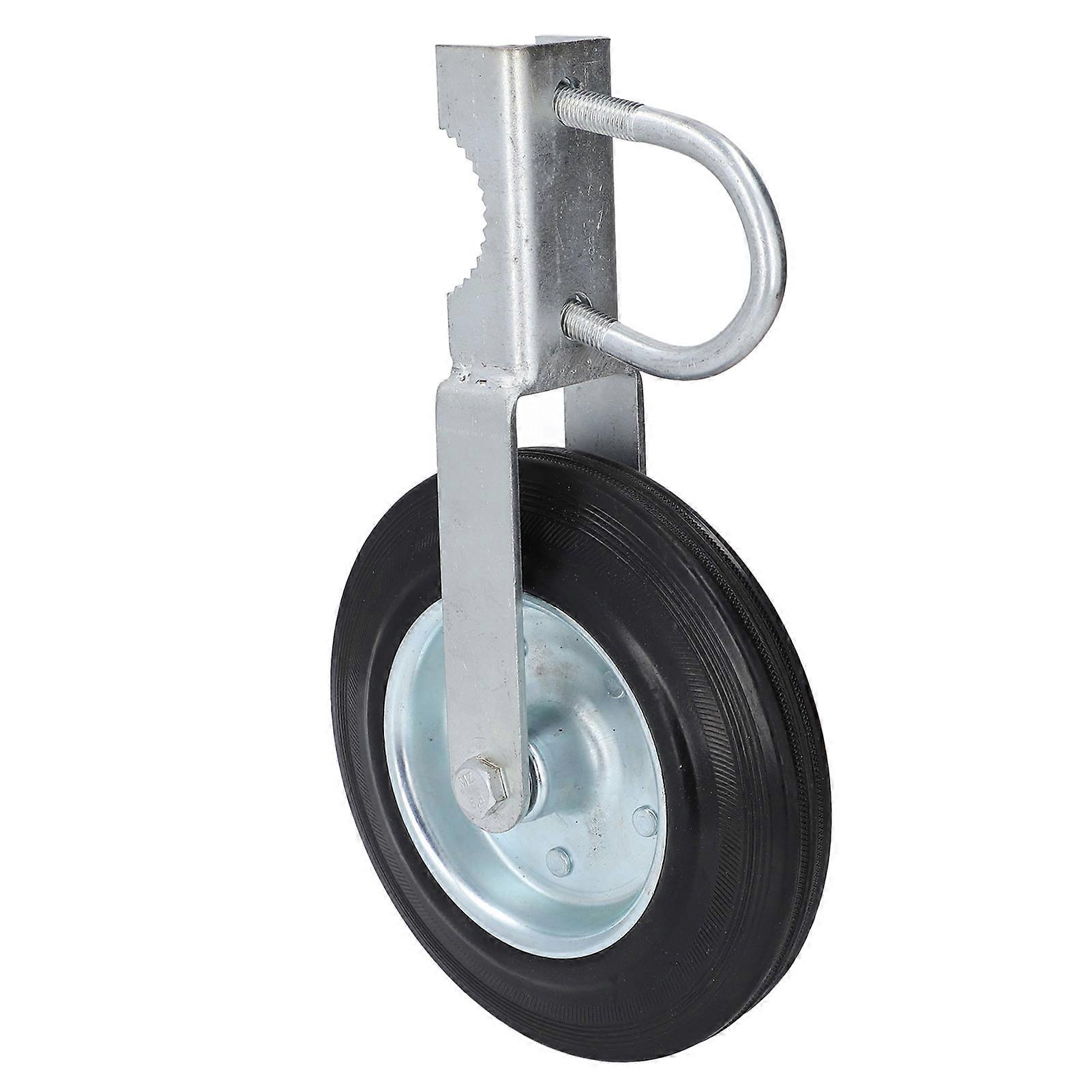 6in τροχίσκος πυλών φράχτη 500lbs ρουλεμάν ανθεκτικός στη φθορά καθολικός τροχίσκος πυλών για όλα τα εδάφη ασήμι