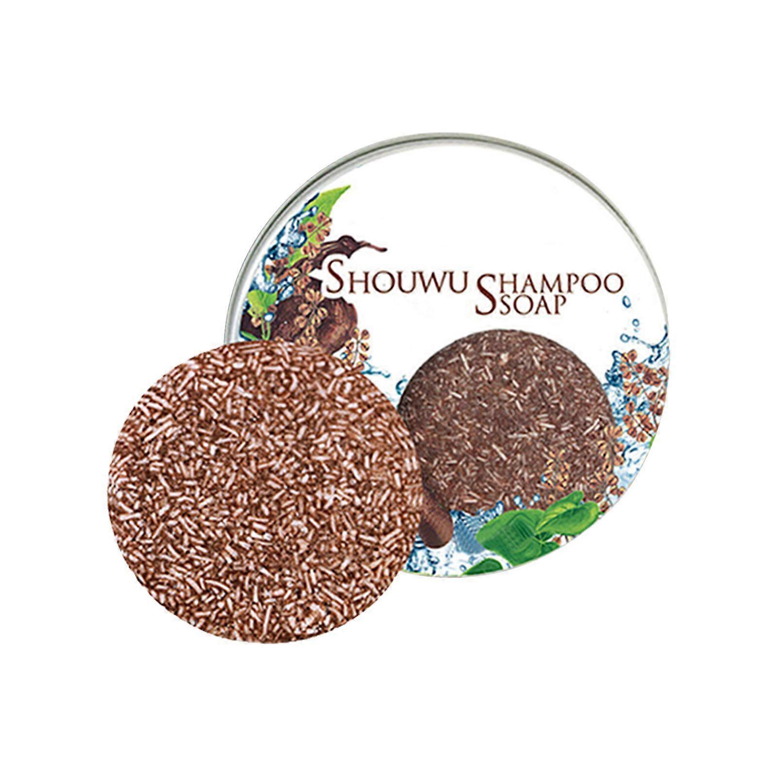 Nourishing Polygonum Multiflorum Shampoo Cake Deep Hydrating, Silky Smooth Hair with Natural Essential Oils, Curl Enhancing & Gentle for All Hair Typ