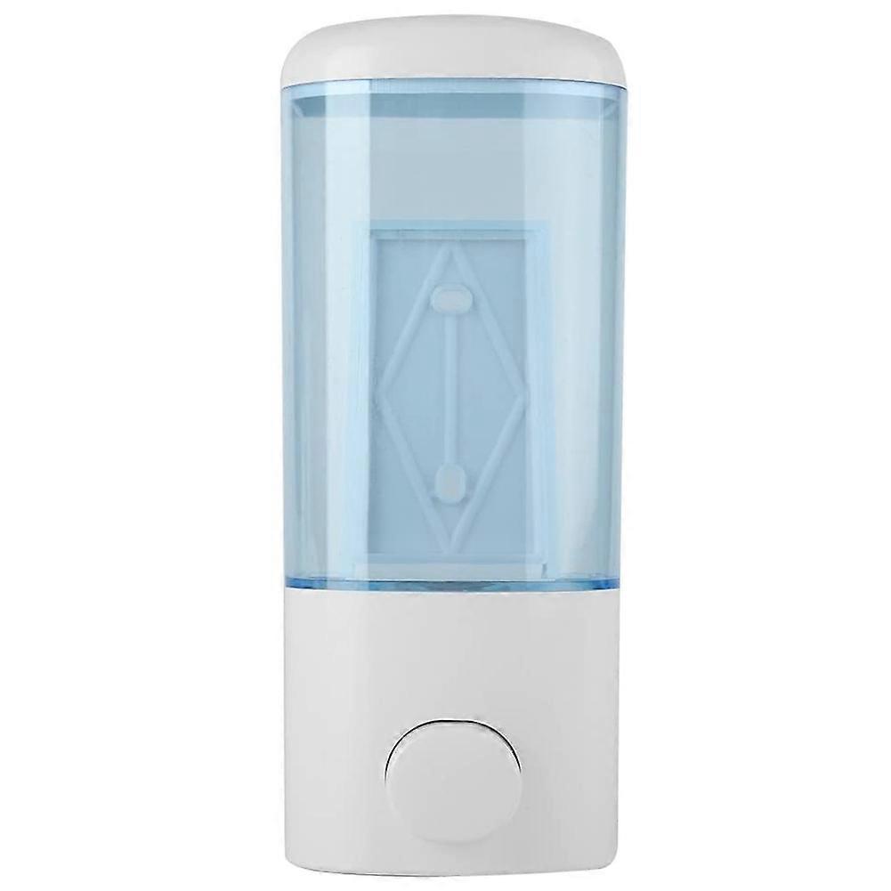 400ml Plastic Soap Dispenser for Bathrooms and Hotels, Wall Mounted Liquid Shampoo and Lotion Manual Pump