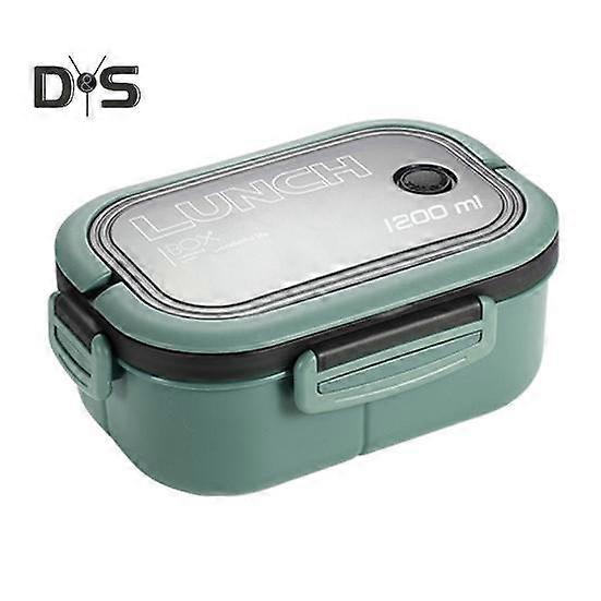 1200ml Lightweight Lunch Box Large Capacity Fashion Double Layers Lunch Box