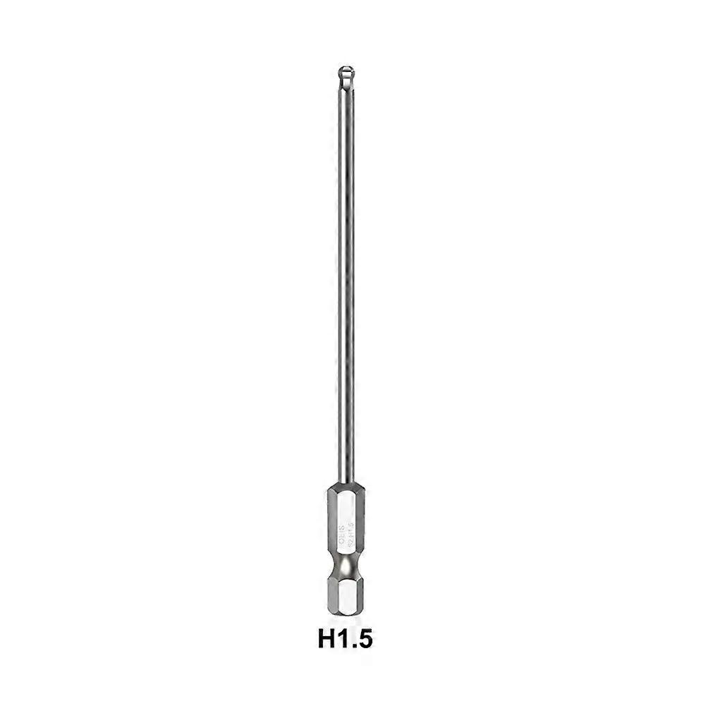 100mm Ball End Hex Screwdriver Bits Metric Hex Bit Magnetic Driver Bit H15 H-25 H3 H4 H5 H6 H8 H10