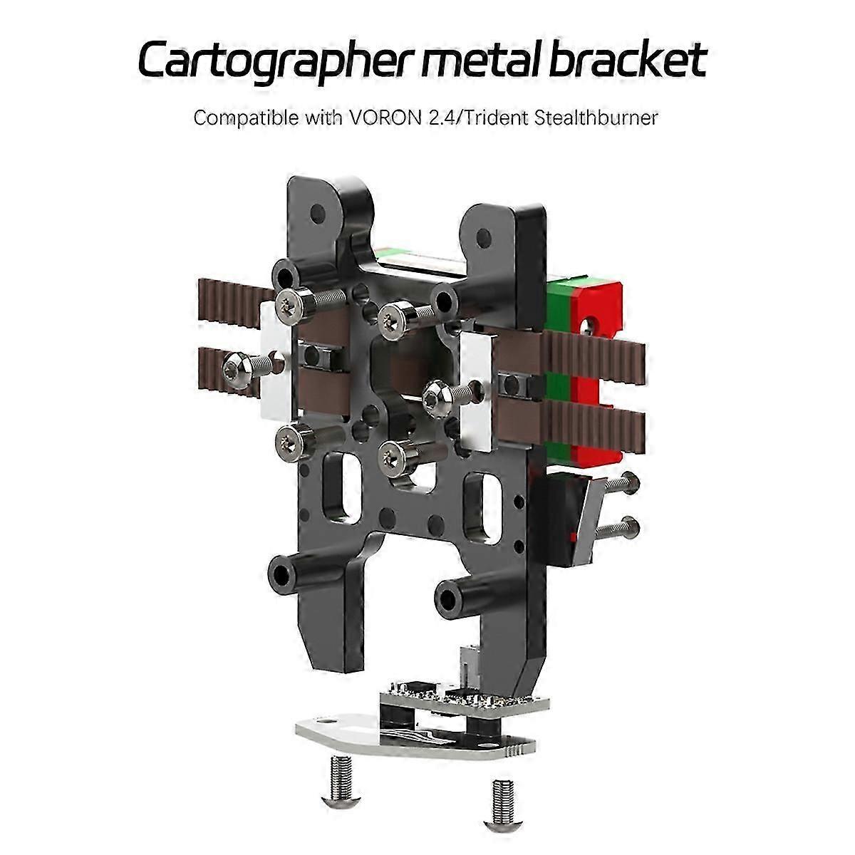 CNC-Metallhalterung CNC-Schlitten für IDM-Scanner-Nivelliersensor für Voron 2.4 Trident 3D-Drucker Sup
