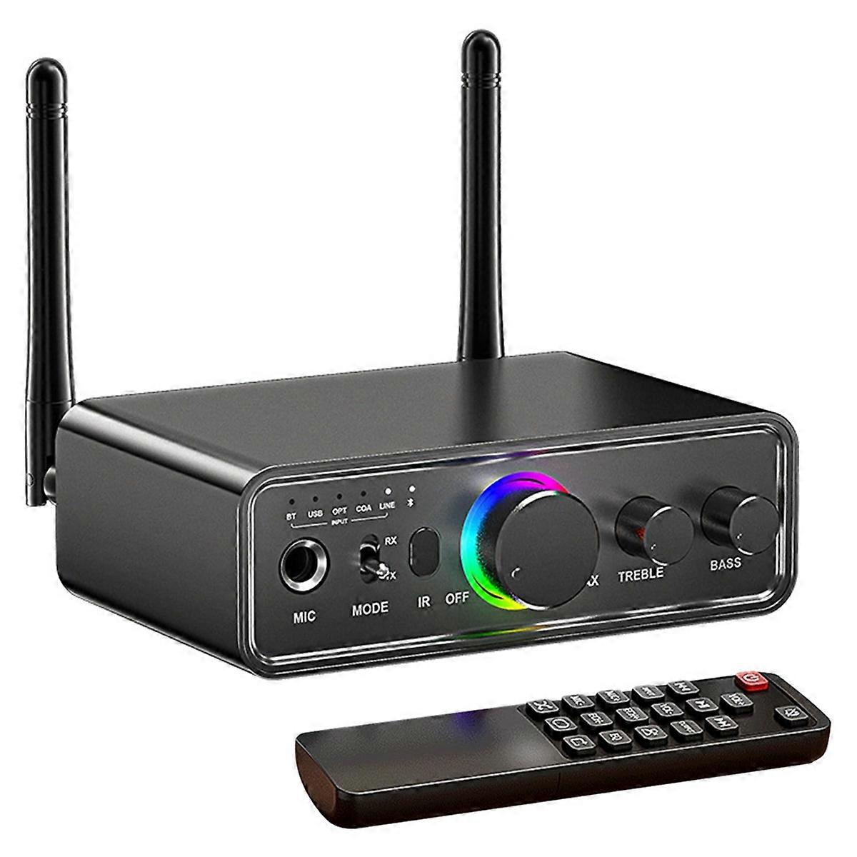 Bluetooth 5.3  mitter Receiver 2-In-1 Wireless Audio Adapter for TV/PC/Headphone/KTV/Home Stereo