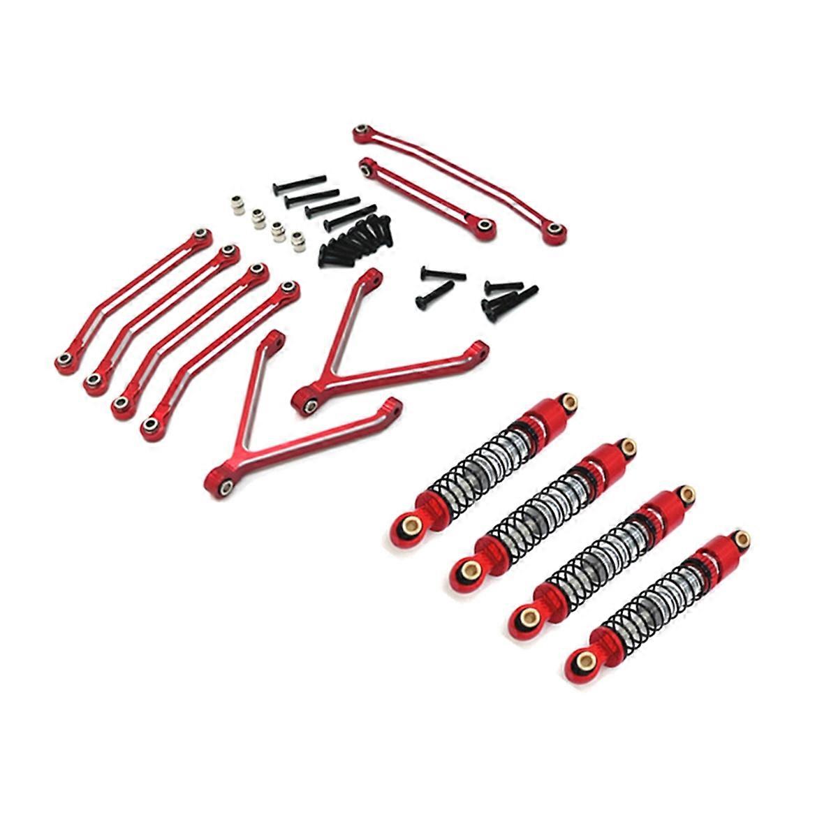 RC Car Pull Rod Oil Pressure Kit Accessories Red