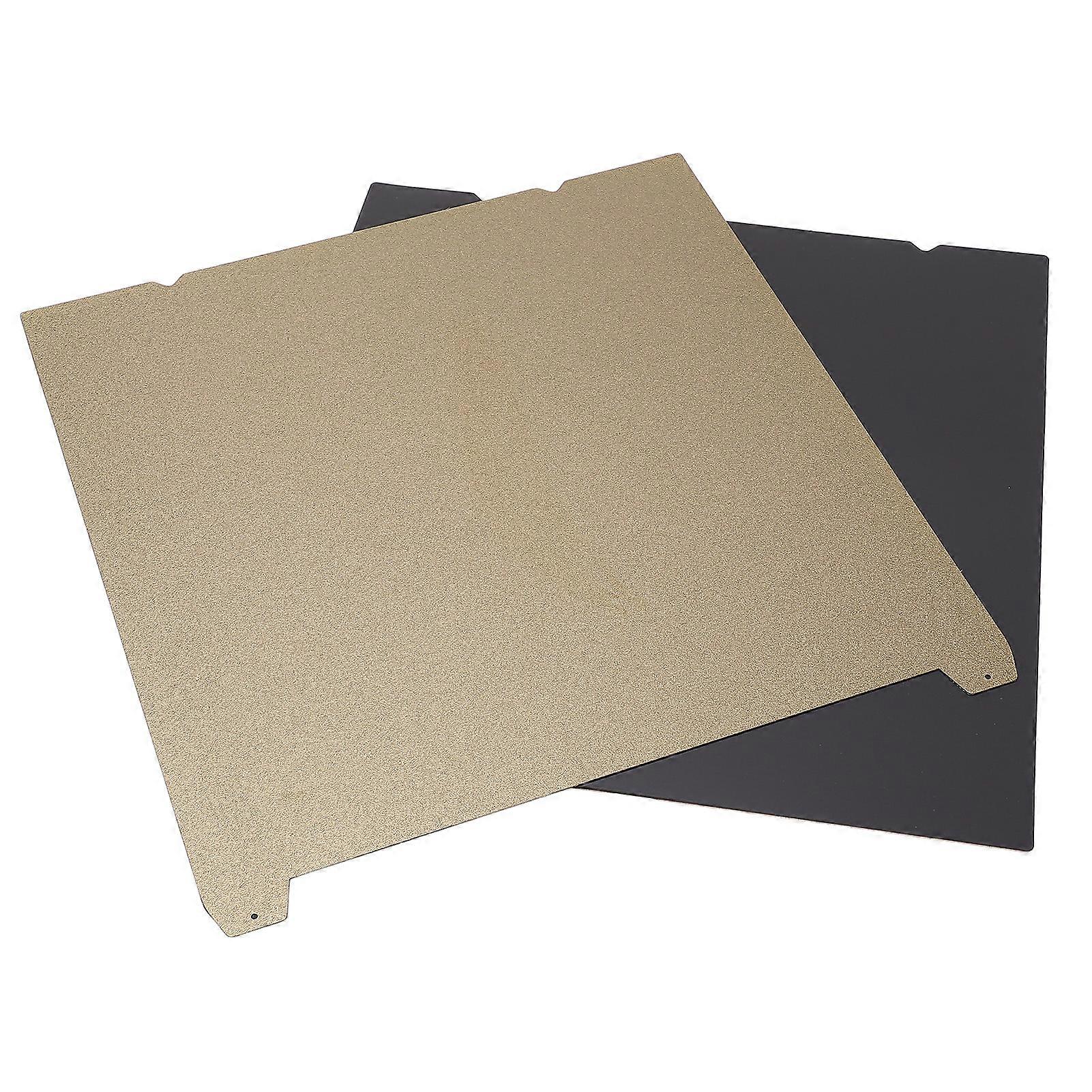 Magnetic Build Plate Double Sided Print Bed: Smooth PET & Textured PEI Carbon Fiber Sheet for CREALITY 3D Printer