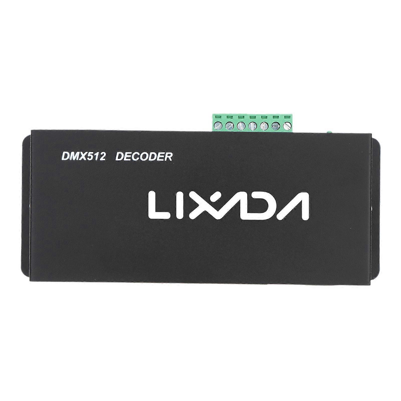 DMX512 Decoder LED Controller 4 Channels Driver RGBW LED Strip Light Decoder Controller DC12V-24V