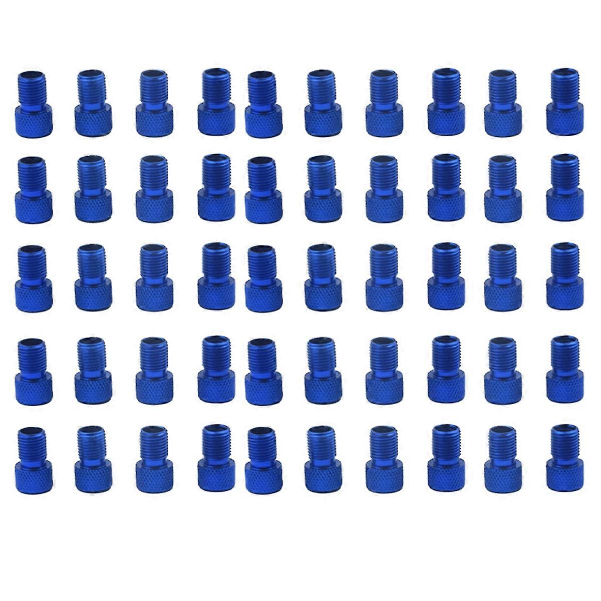 Aluminum Alloy Bicycle Valve Adapter,Bicycle Accessories Blue