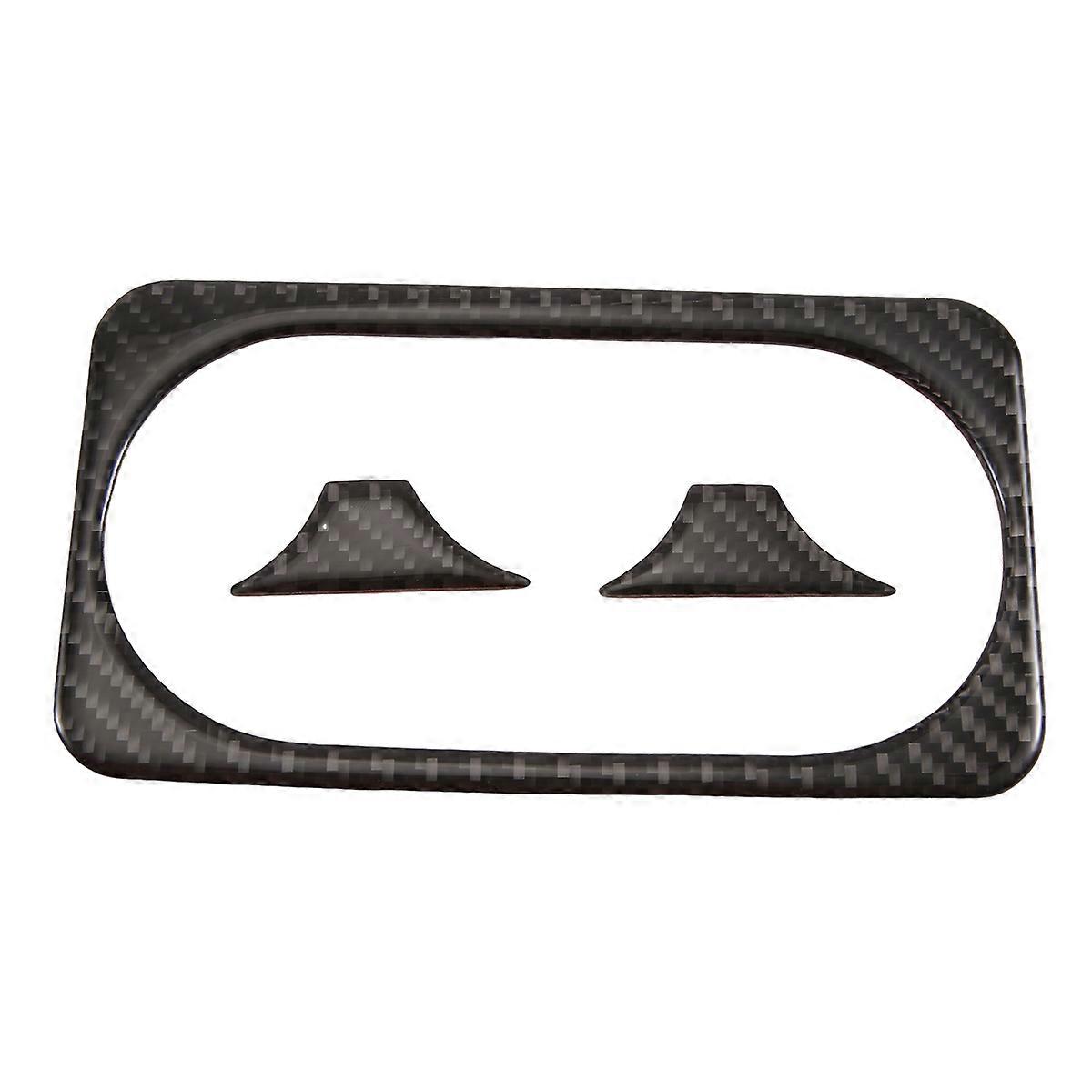 Rear Cup Holder Frame Set Decorative Stickers for Kia Stinger 19-23