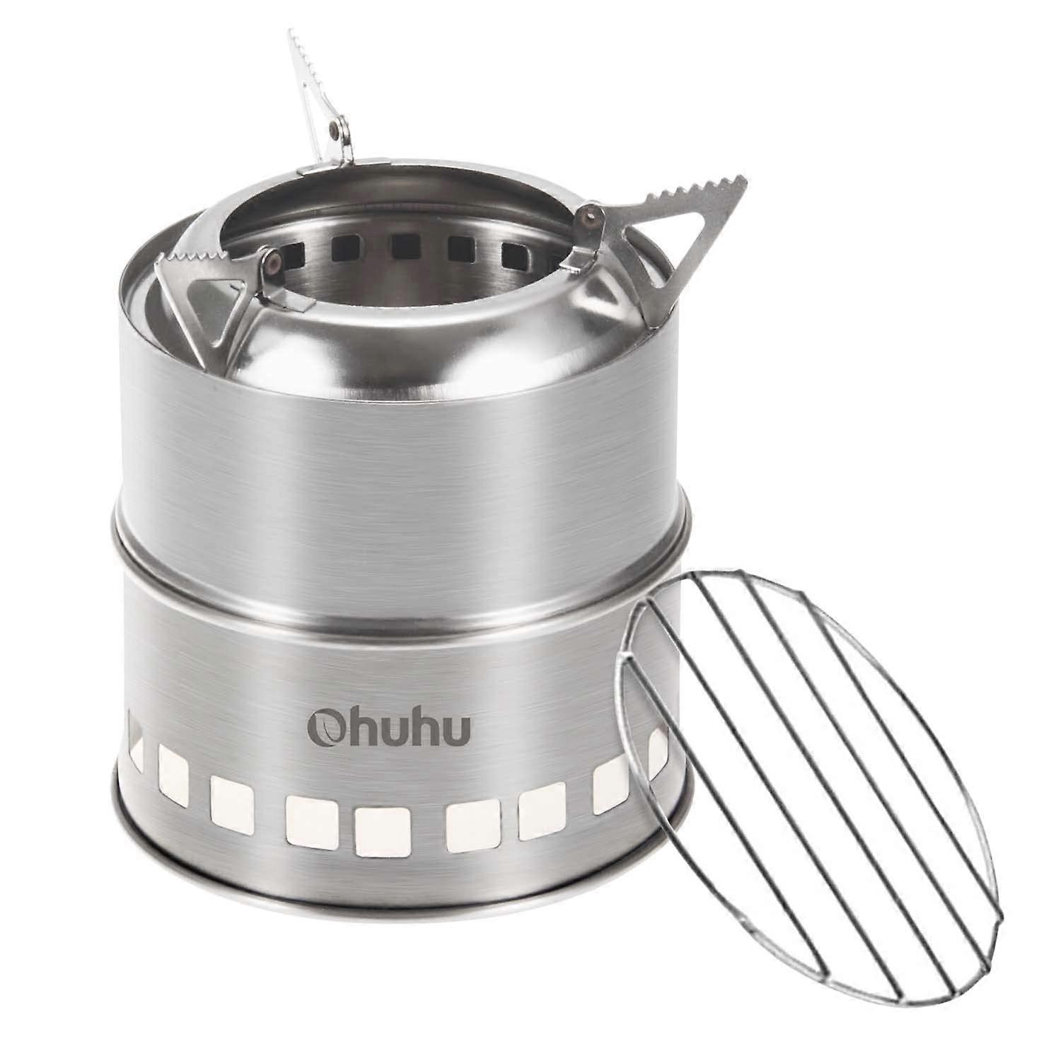 Mini Camping Stove for Picnic, BBQ, Backpacking - Portable Lightweight Gas Cooktop with Adjustable Flame Control
