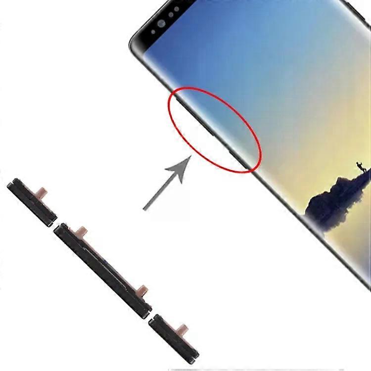 Galaxy Note 8 Side Key Set-Black,Durable Design,Black