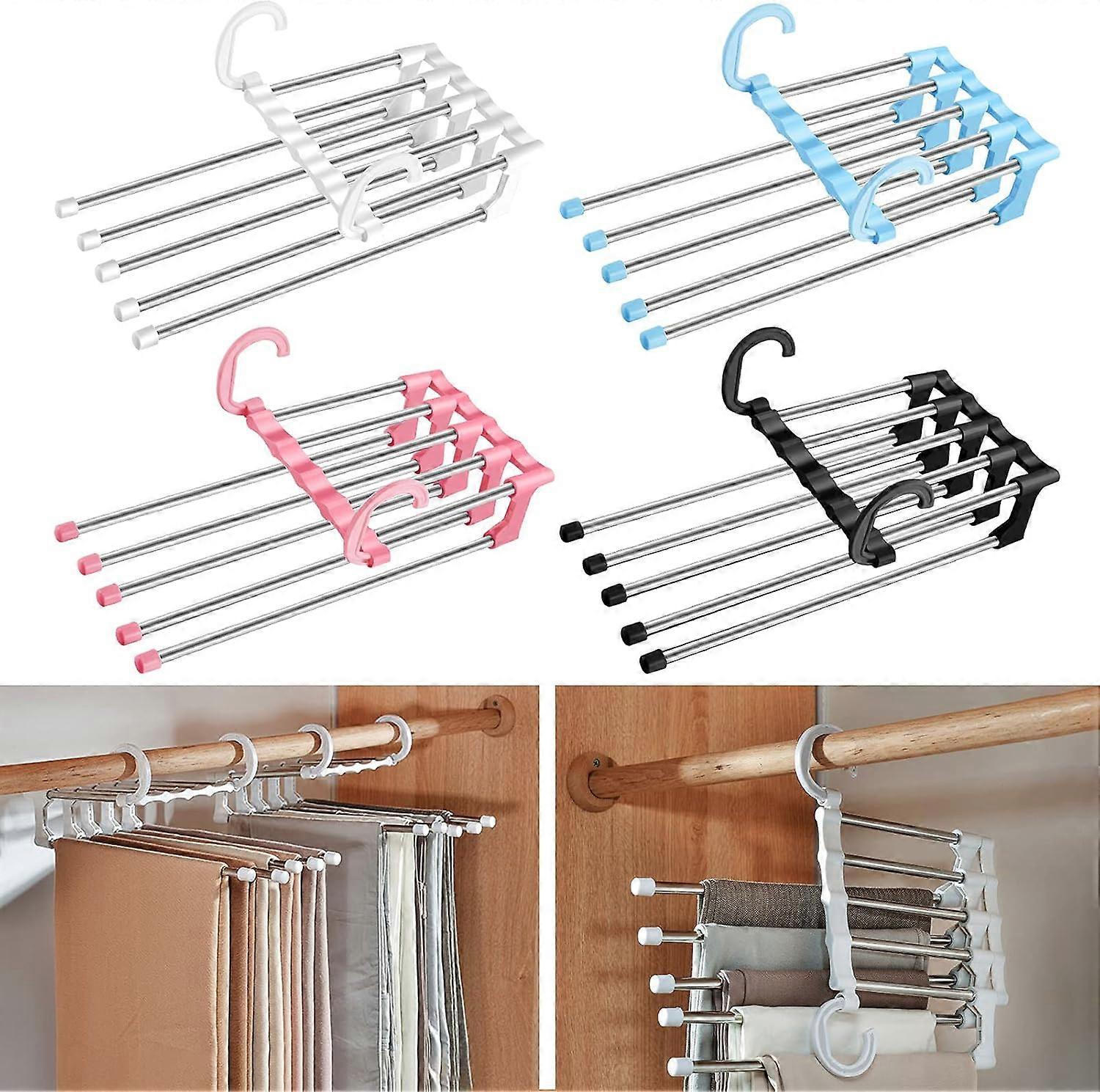 Pants Rack, Stainless Steel, Space-Saving