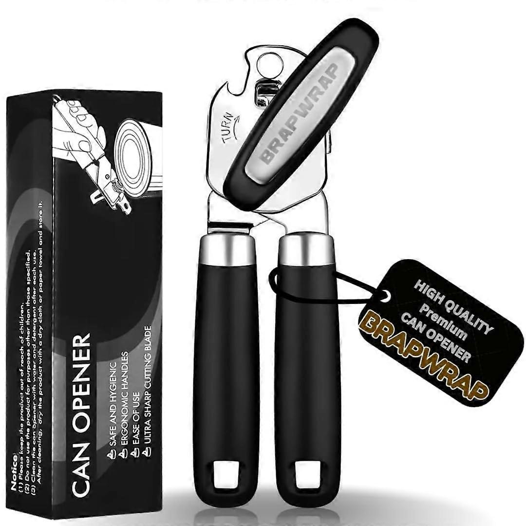 Can Opener Manual Heavy Duty Stainless Steel Box Design with Soft Touch Grip and Durable Construction