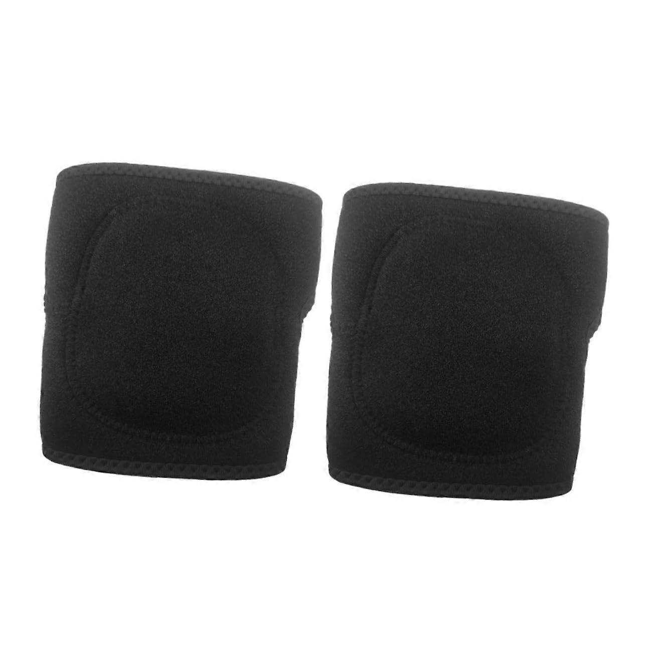 Dancing Anticollision Guards Neoprene Knee Support Pads for Running, Volleyball, Soccer - 2 Pcs, Adjustable Size