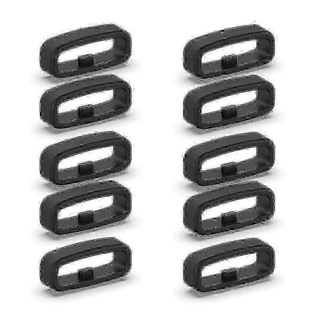 Suporte de pulseira de relógio de pulso de silicone com fecho de anel 18 mm/20 mm/22 mm com presilhas para cinto