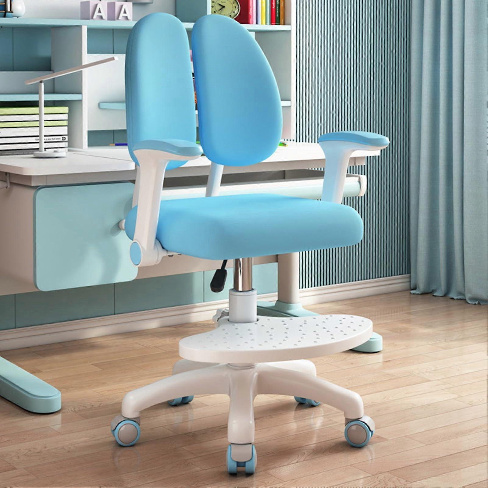 Upgraded Desk Chair with 360 Degree Wheels, Height Depth Adjustable, Cute Study Chair