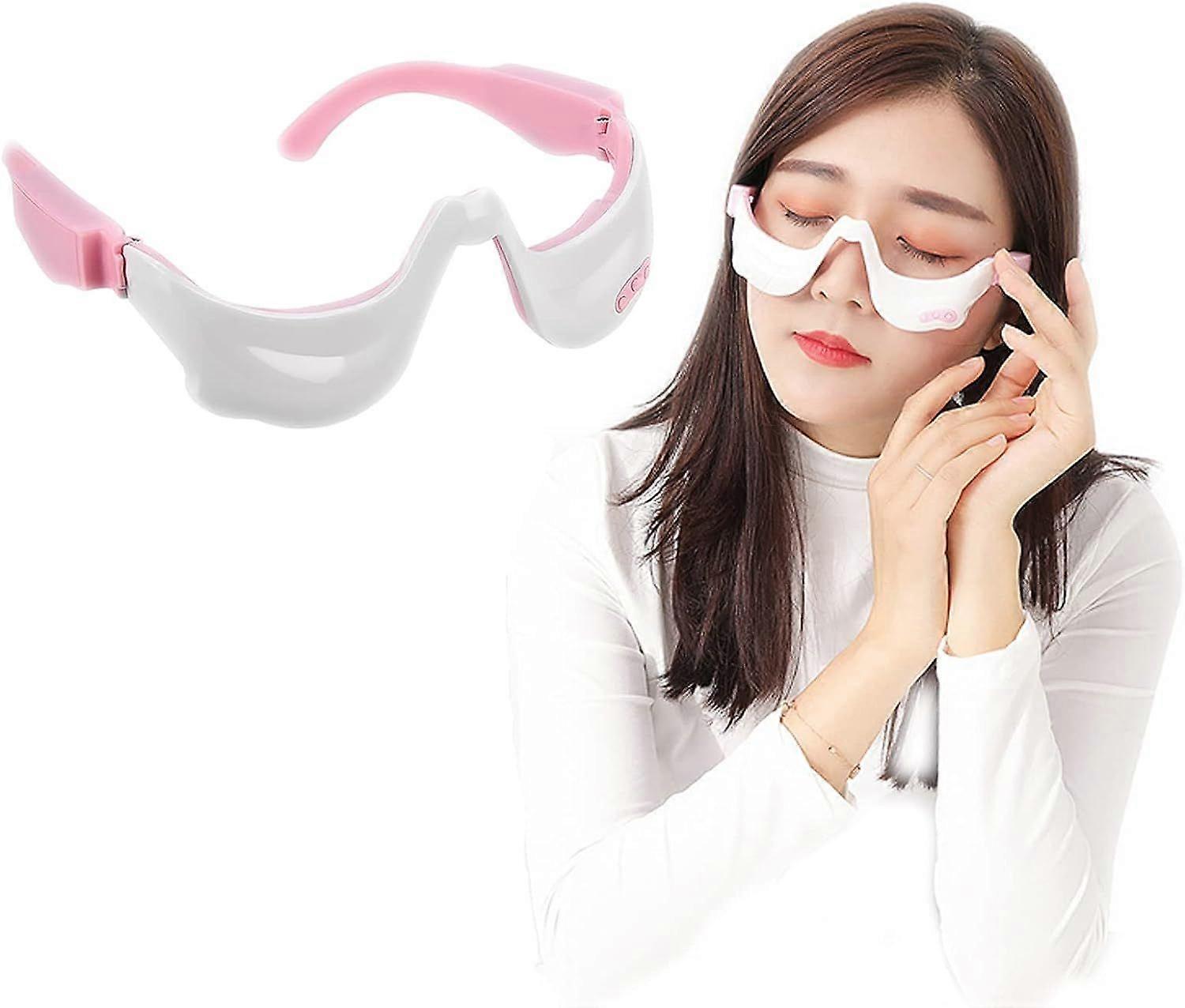 3D Microcurrent Pulse Eye Massager - Heating Therapy for Fatigue Wrinkle Reduction