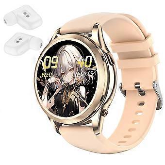 1,27 inch IP67 2-in-1 Bluetooth-oortelefoon smartwatch