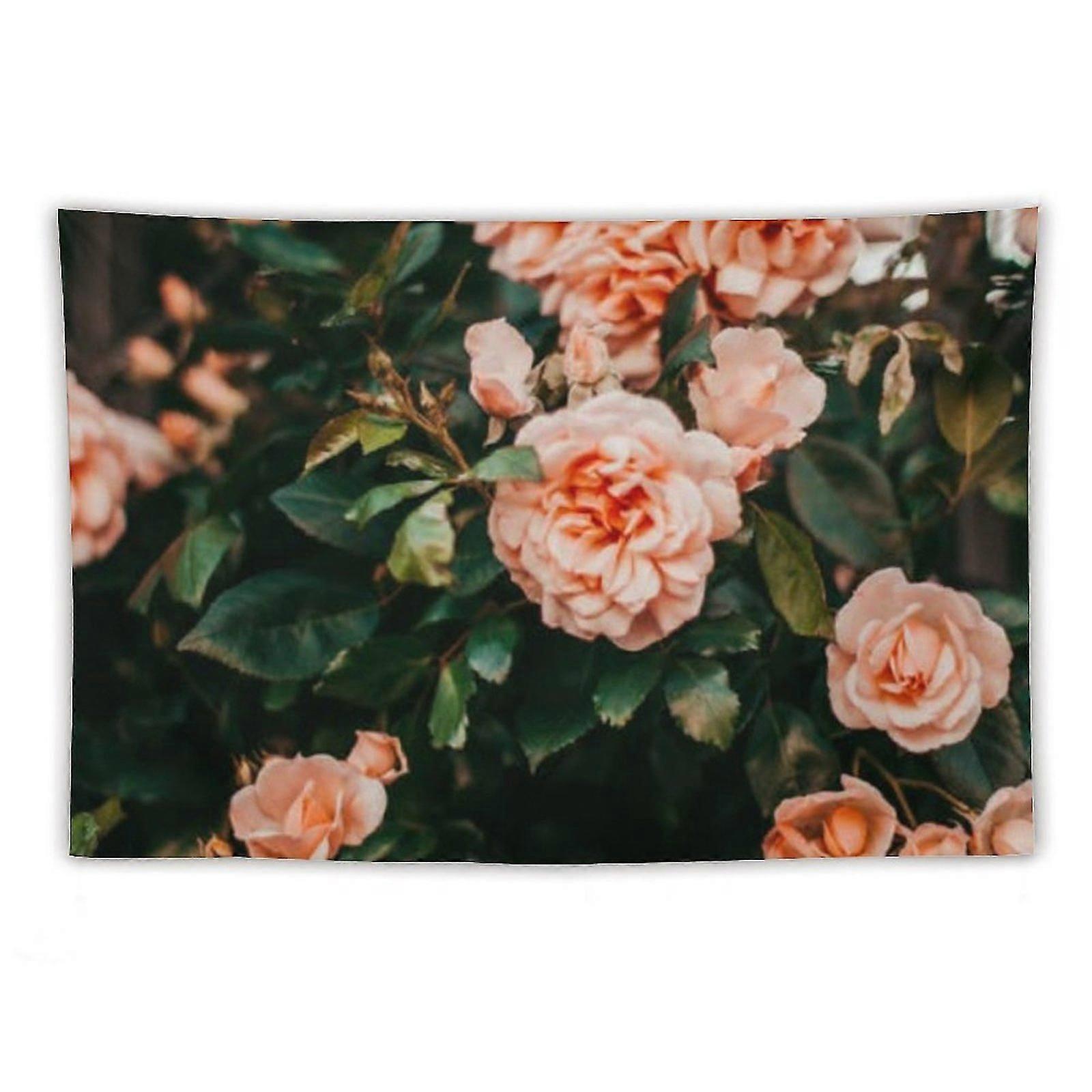 Pink Cluster Petaled Flower Tapestries